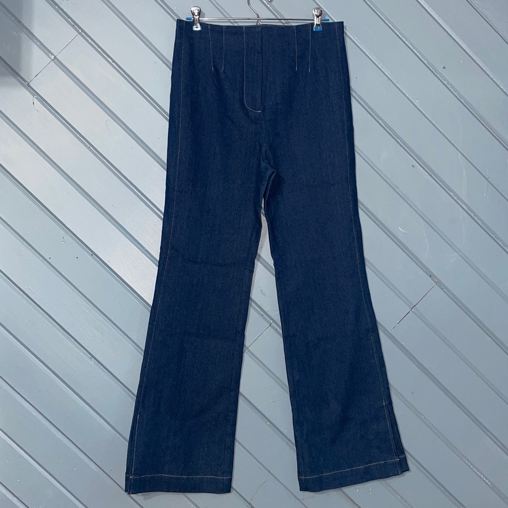 Jason Wu Dark Blue Denim Flare Jeans